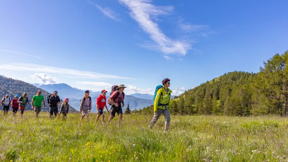 Randonnée avec les accompagnateurs en montagne