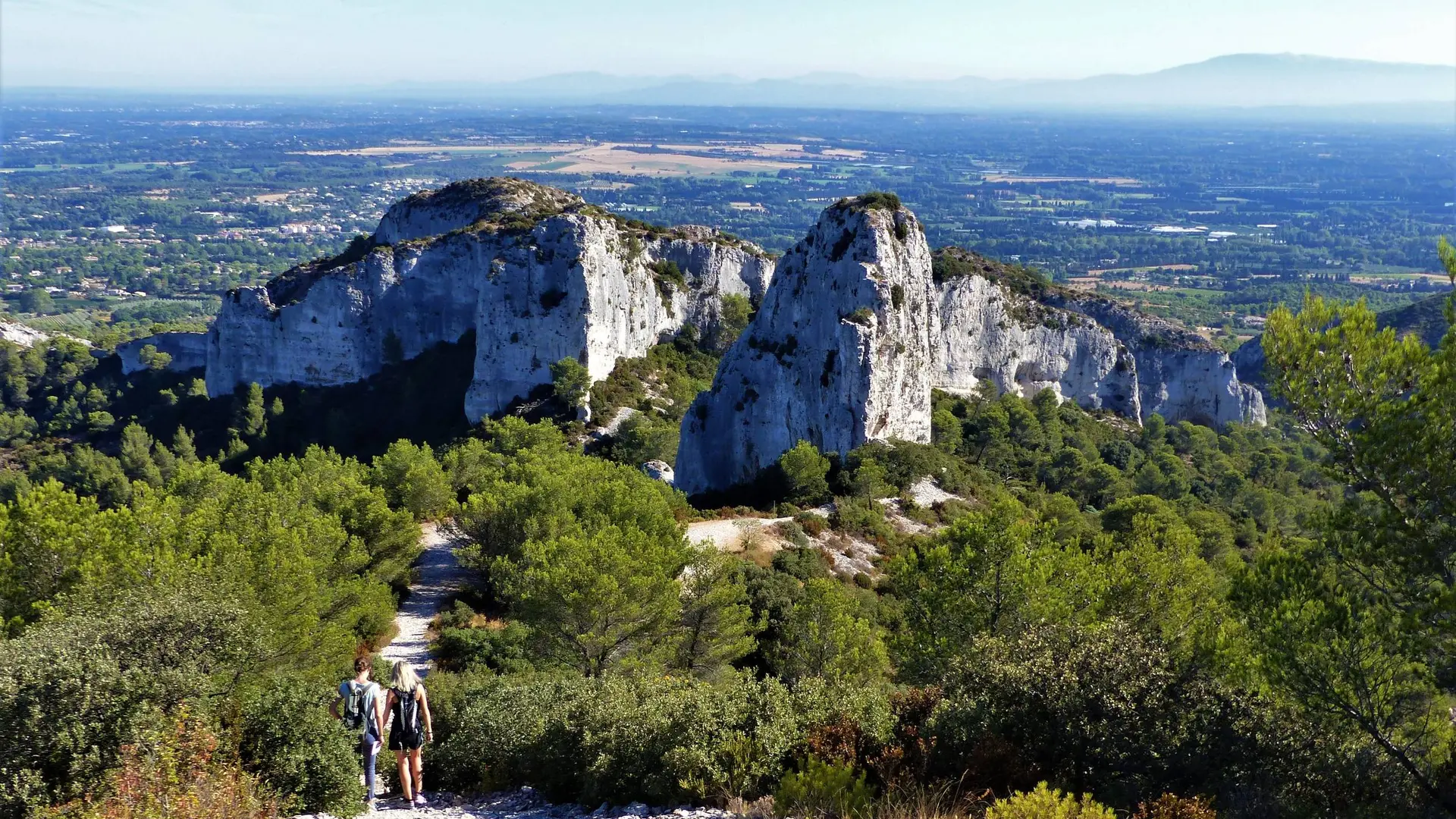 A pied, sur la Routo de Baume Brignolle