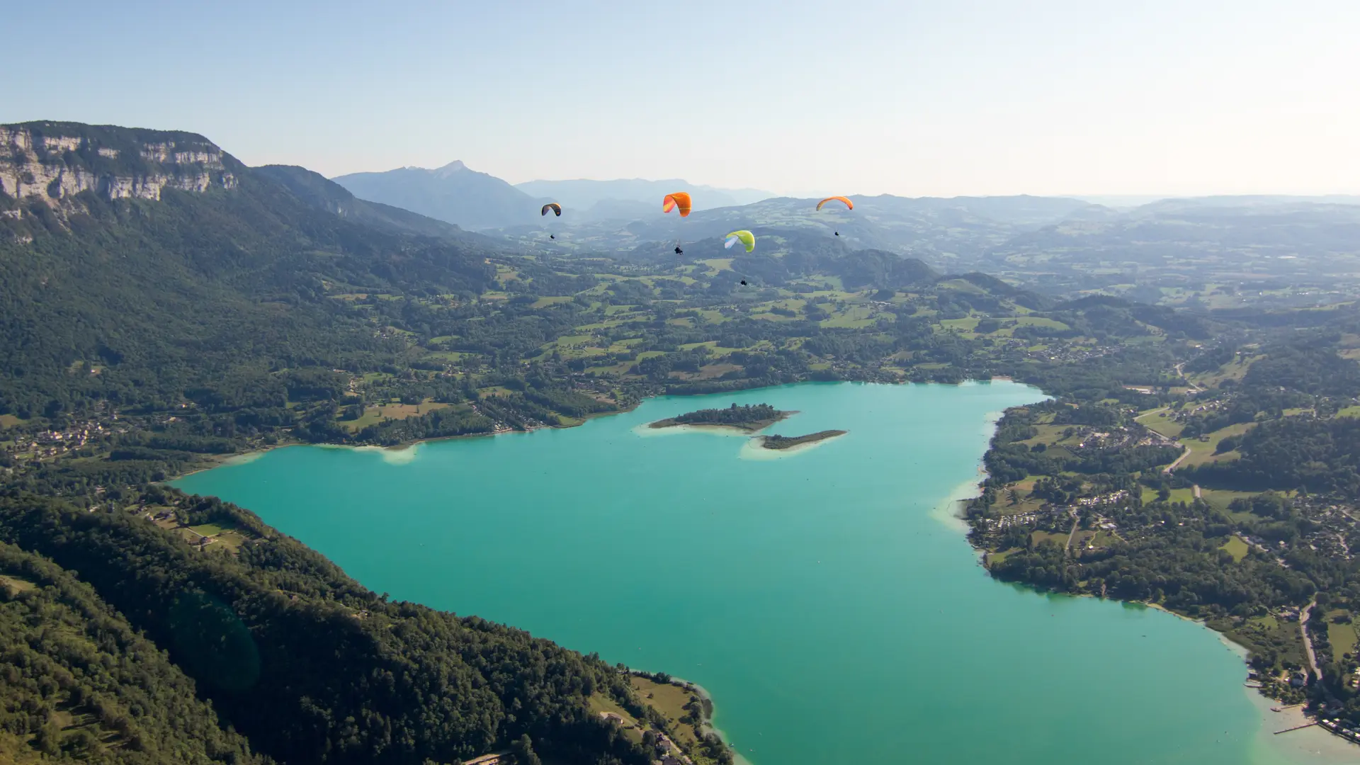 Vol en parapente Lac d'Aiguebelette