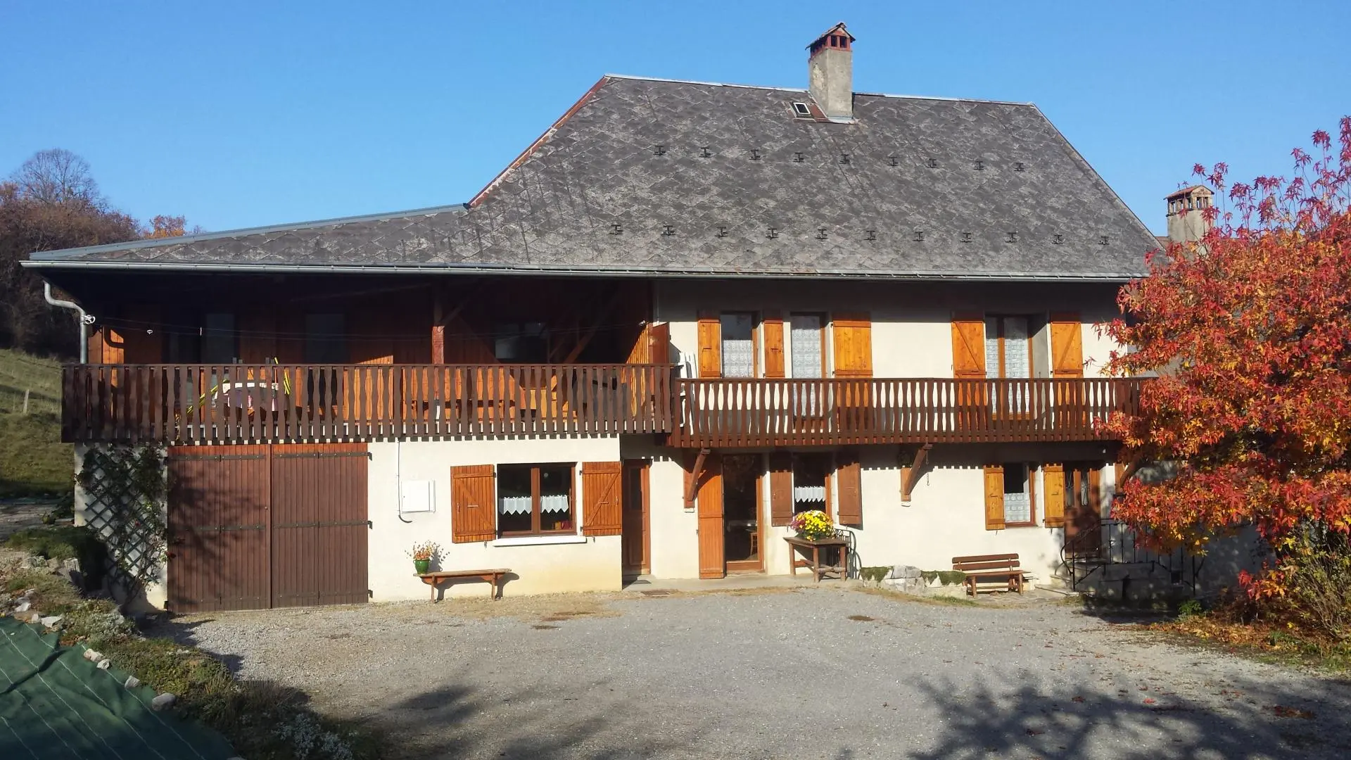 façade sud automne