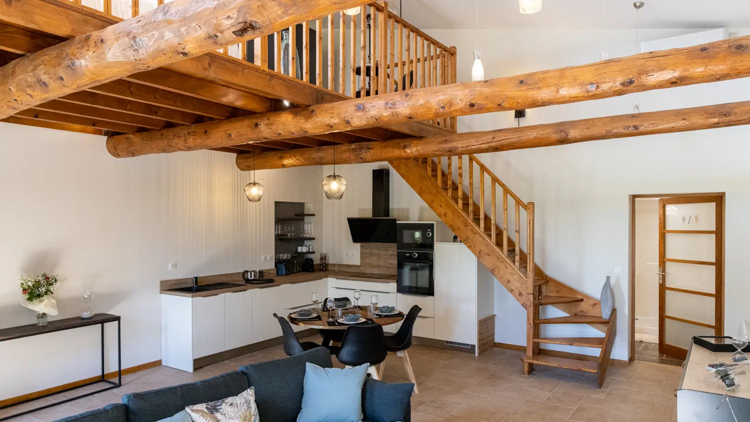 Le Loft Château Boujac - coin cuisine