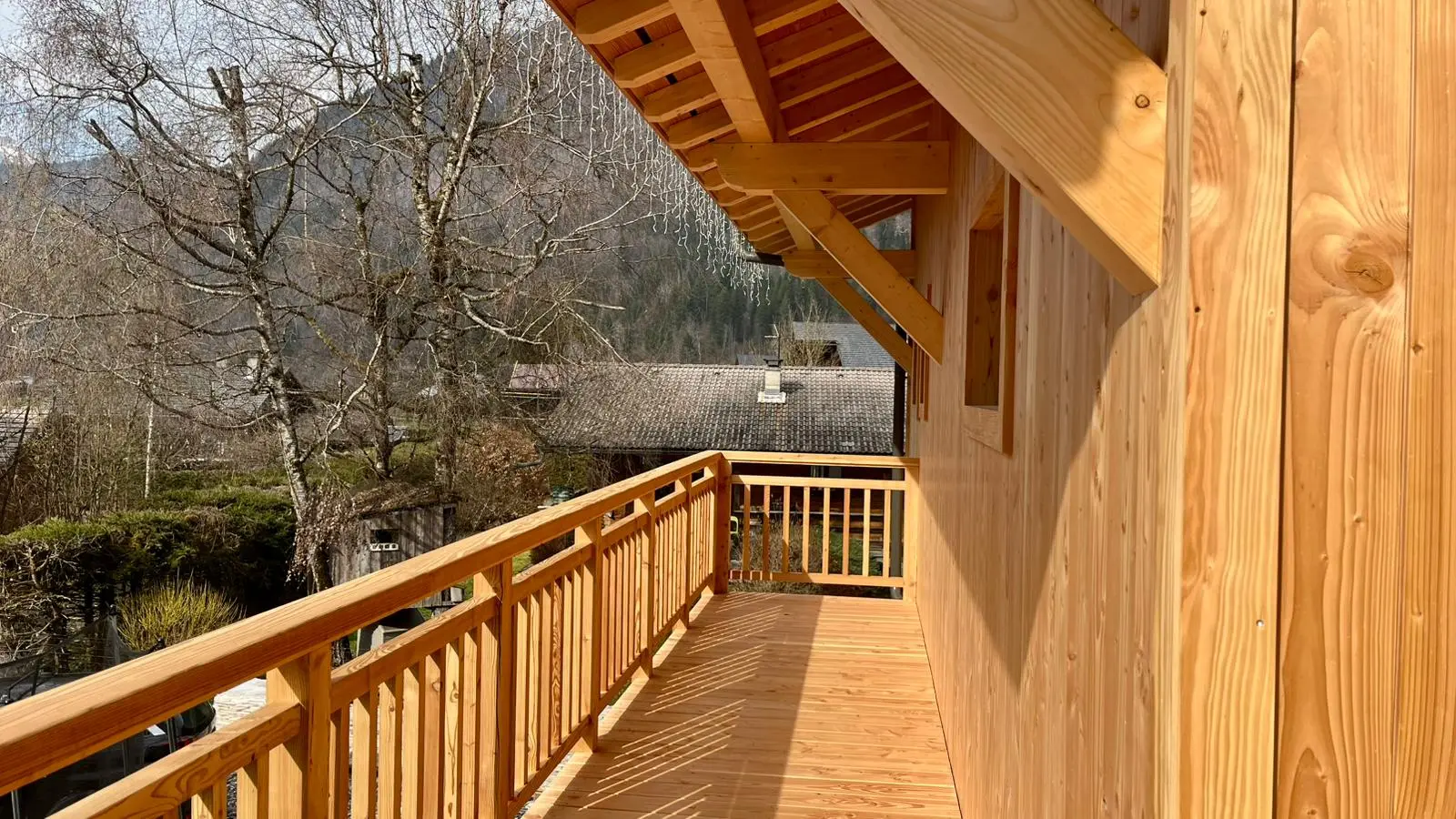 Balcon de l'appartement du haut