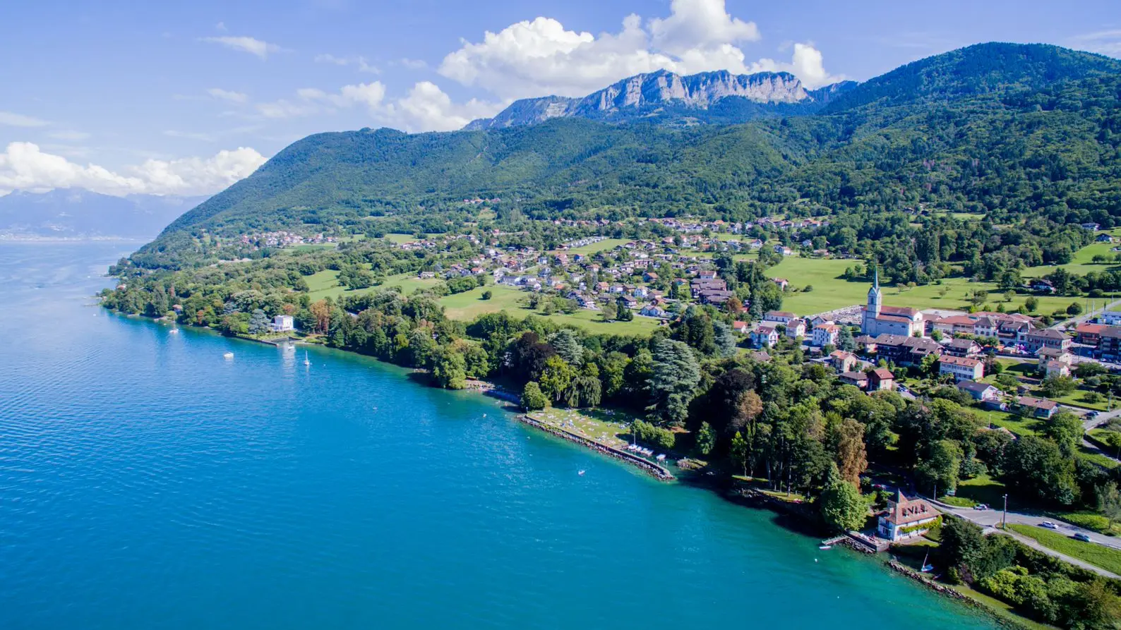Vue sur Lugrin et les Mémises