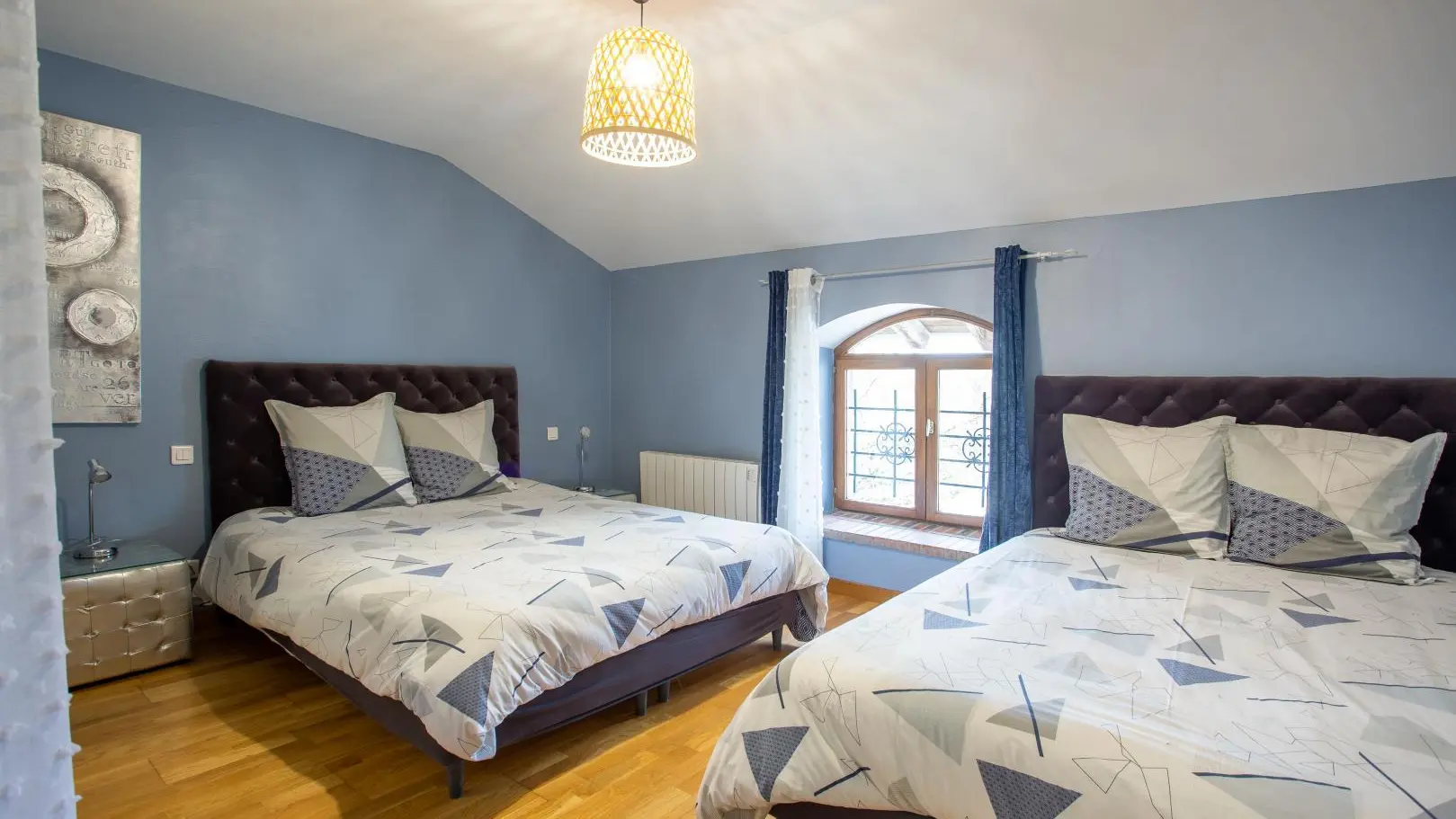 Chambre Pop Art 2 lits doubles