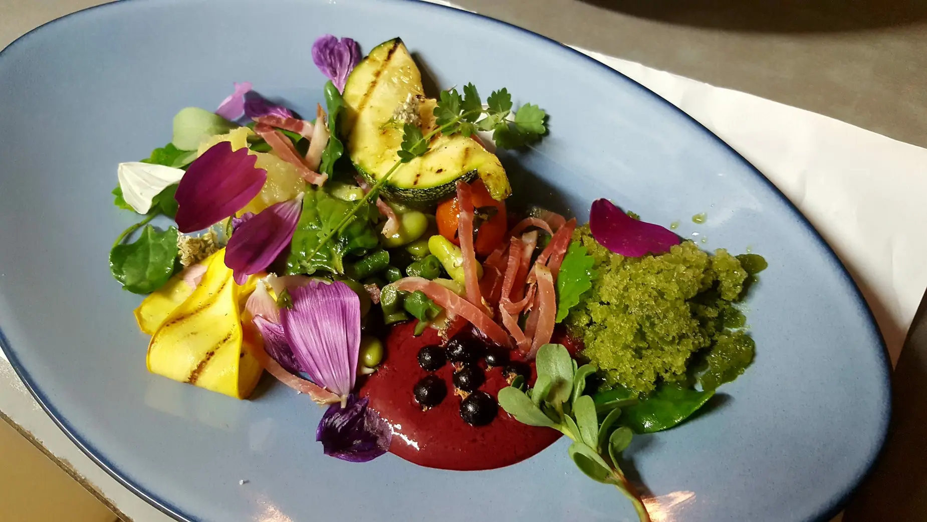 Assiette dressée