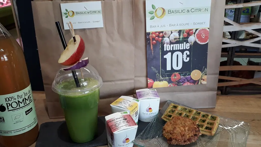 Basilic Citron - Bar à jus, à Soupe, Sorbet