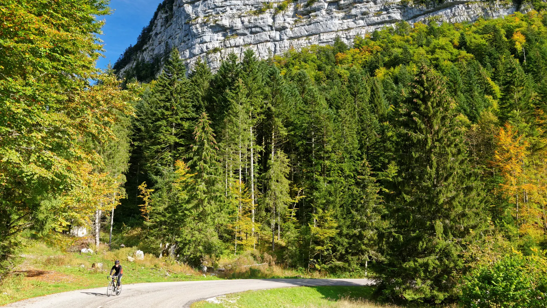 passage au Col de la Cluse