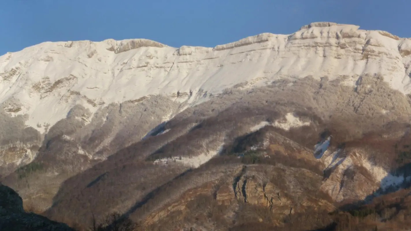 Première neige sur la Haute Chaine du Jura