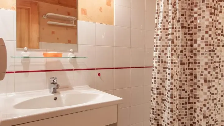 2ème La salle d'eau , lavabo, douche et wc