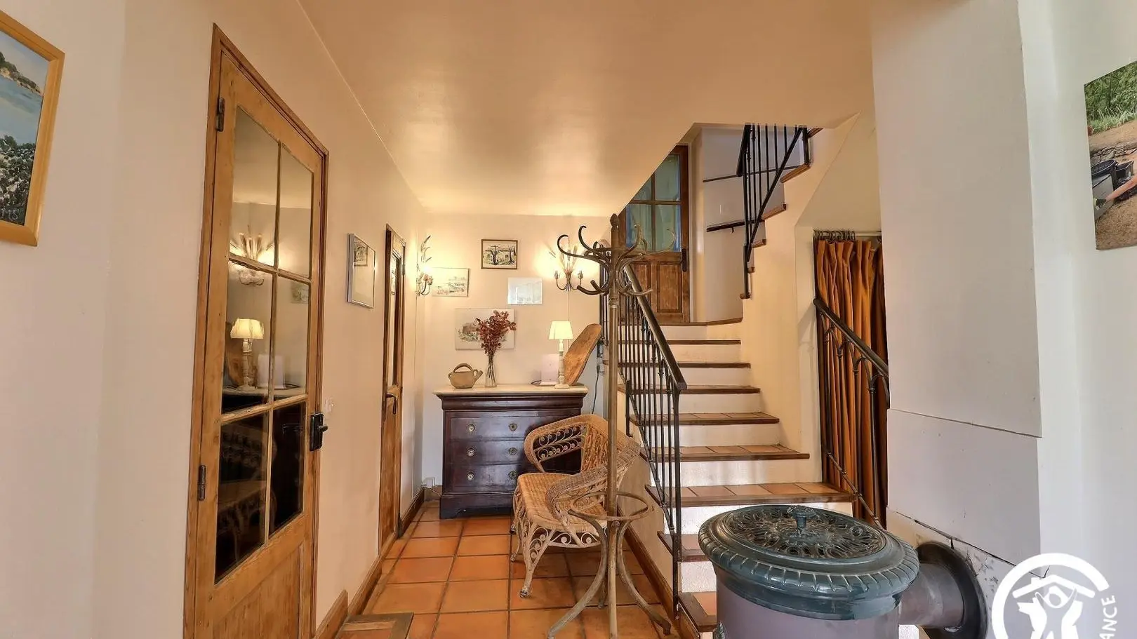 escalier avec coin WC