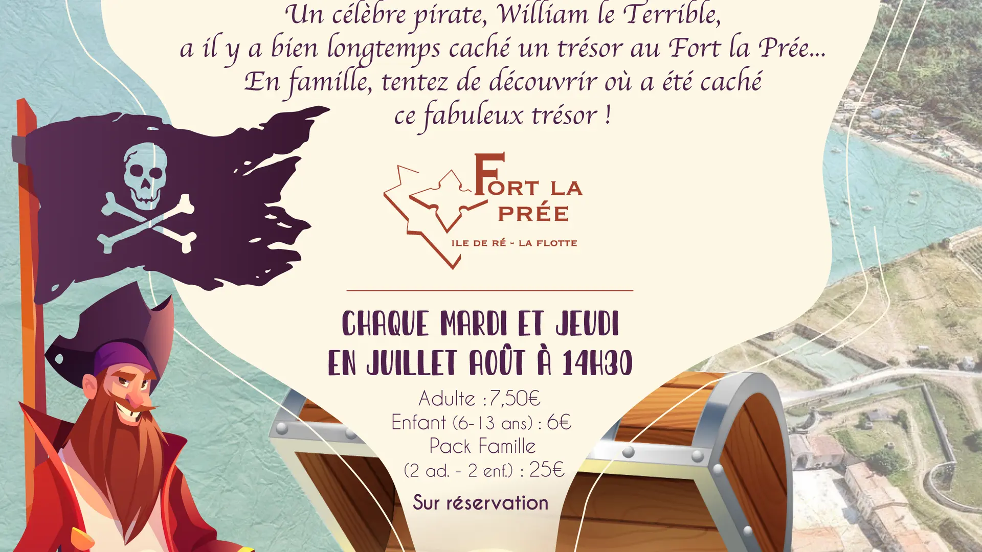 Chasse au trésor au Fort La Prée