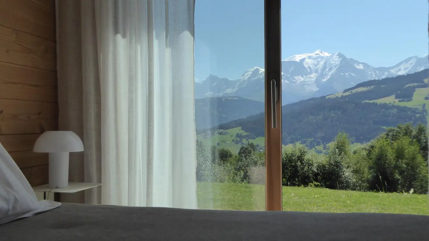 le Mont-Blanc depuis la chambre