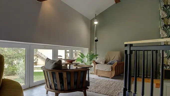 Espace détente sur la mezzanine