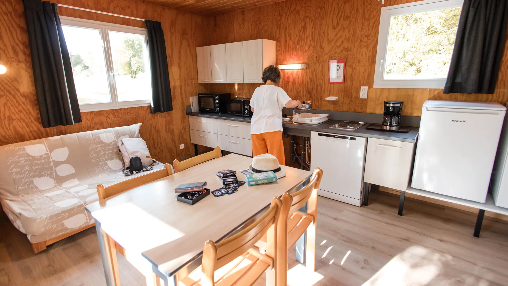 Cuisine dans chalet 4 personnes