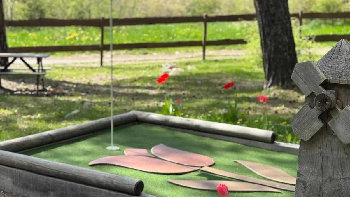 tulipe au mini golf