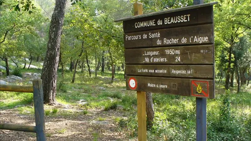 Parcours sportif dans la pinède