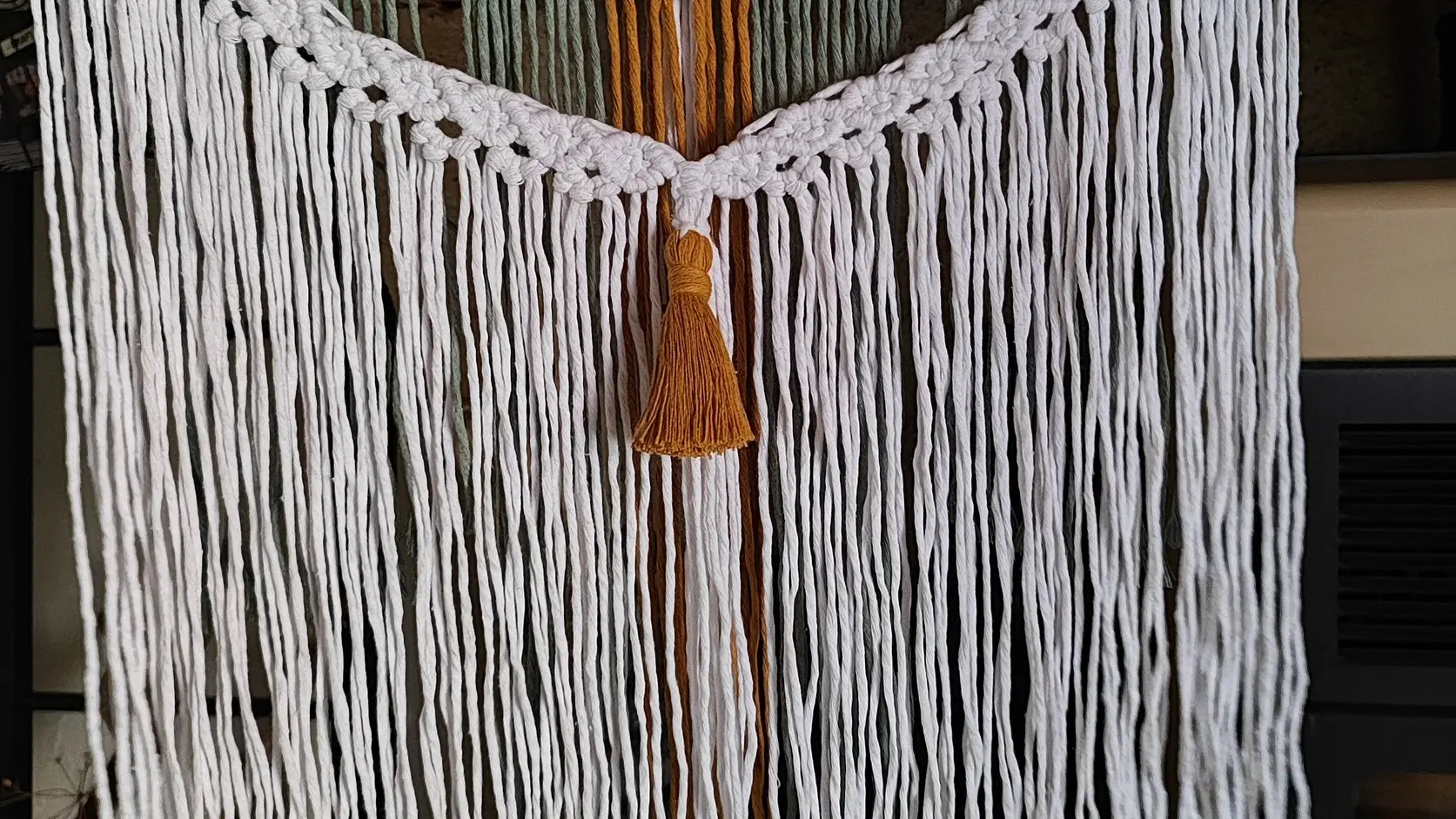 Décoration en macramé
