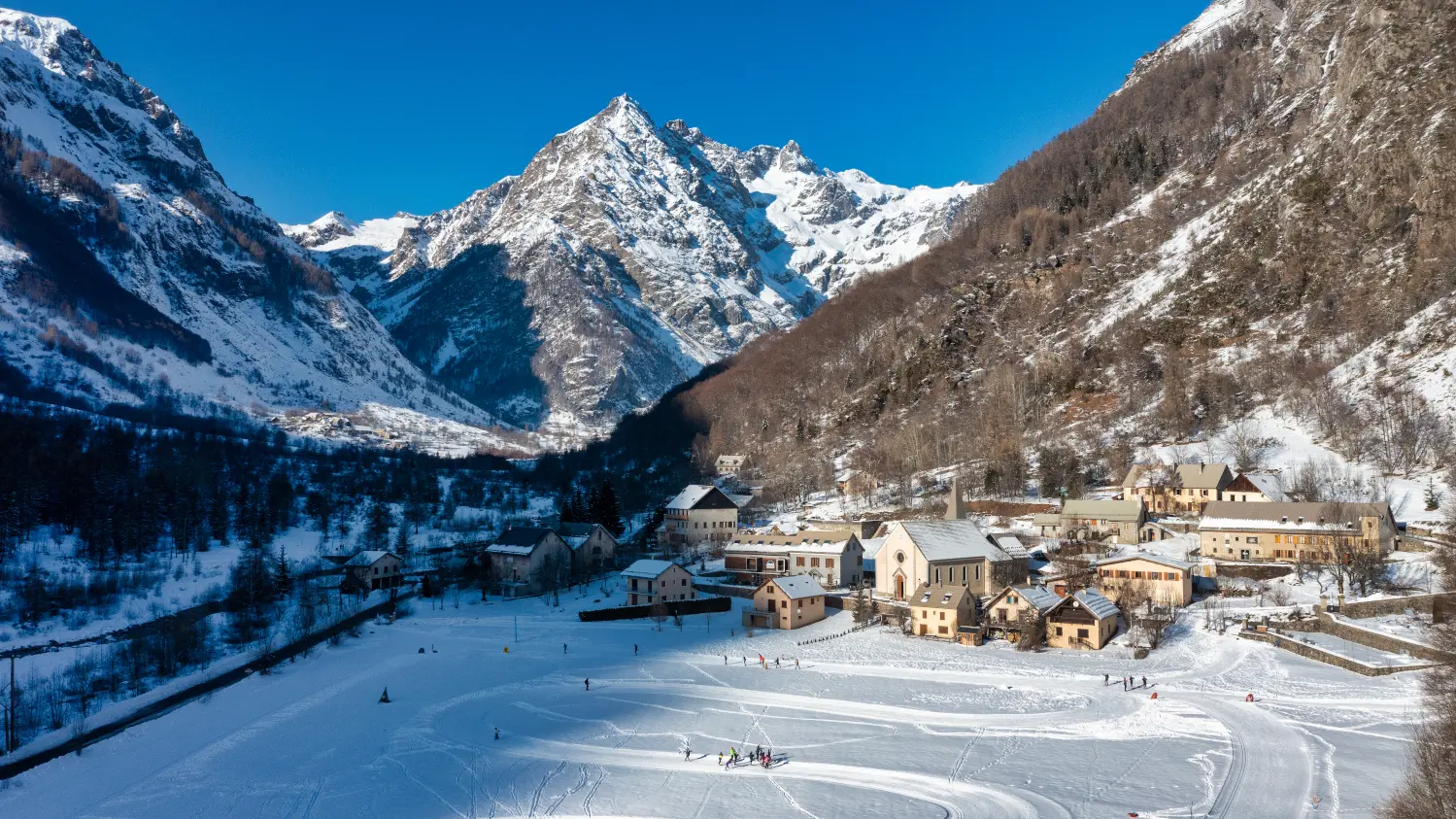 Ski de fond sur les pistes de Champoléon