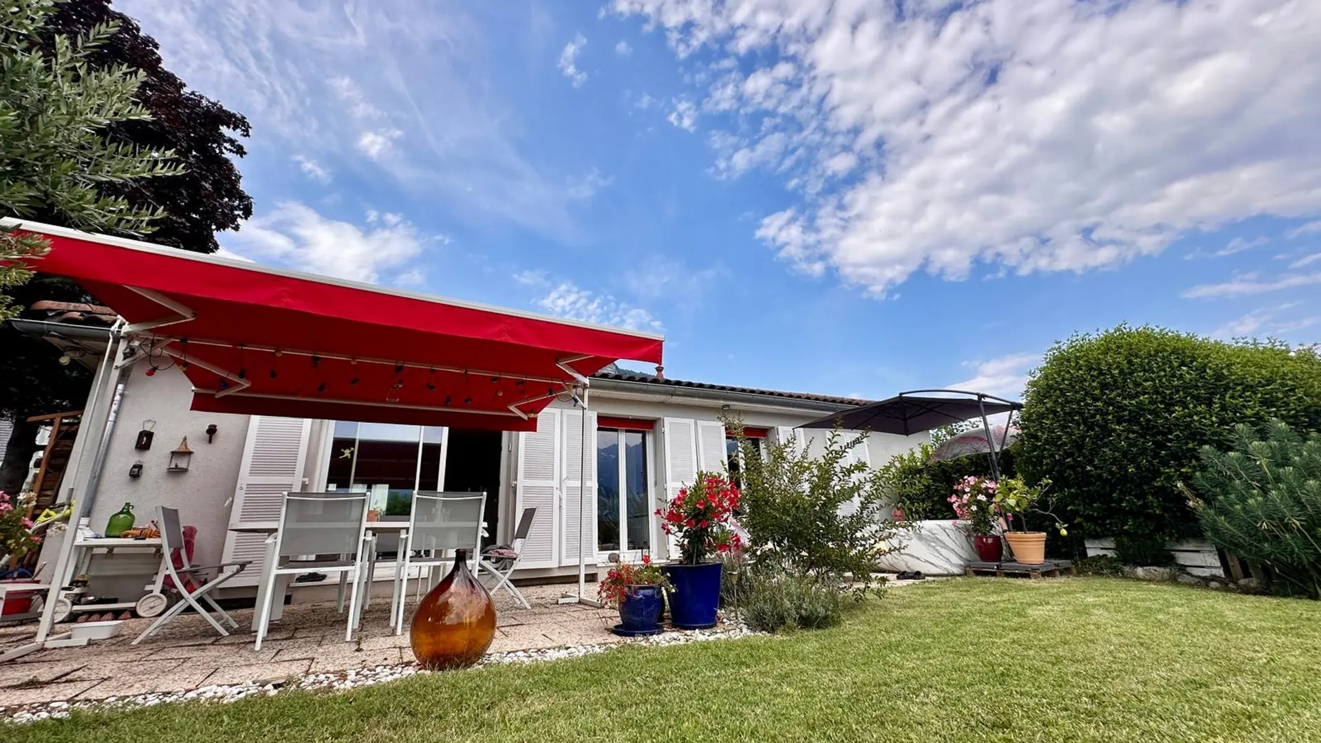 terrasse et jardin