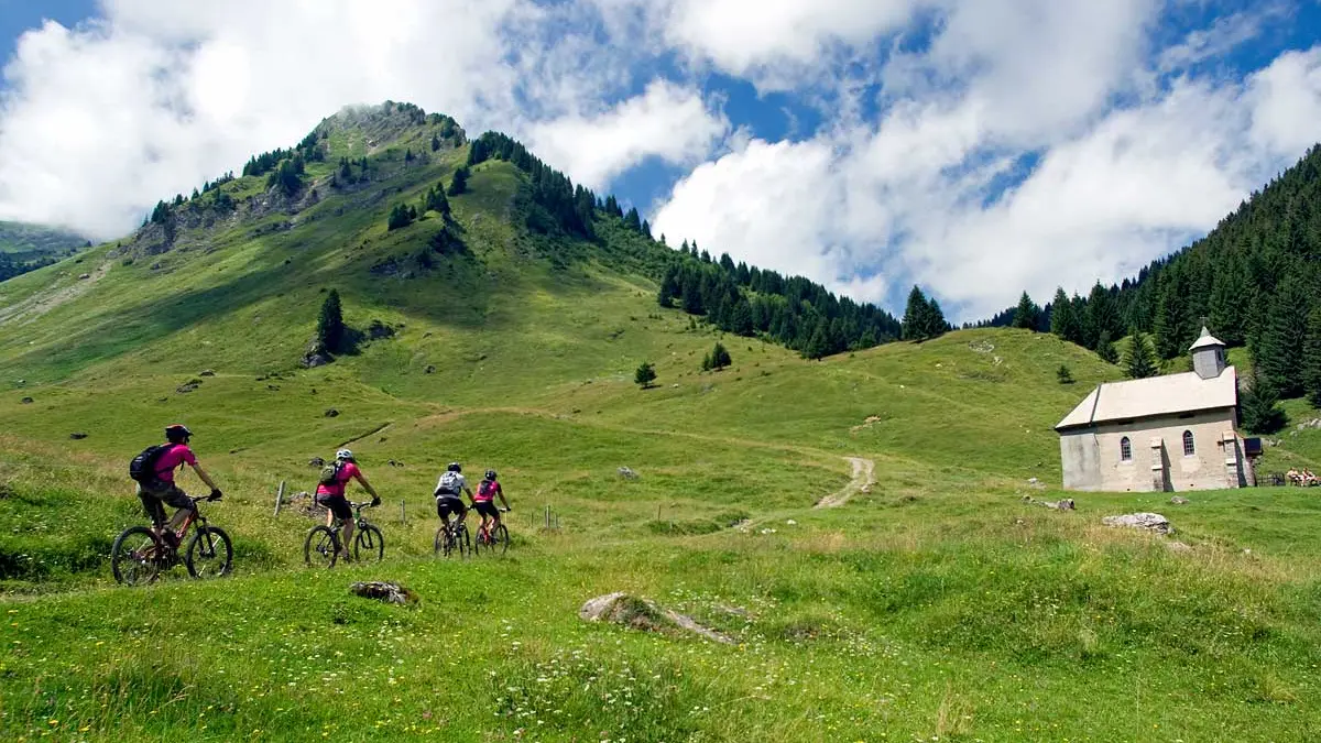 Balade en VTT à l'alpage de Graydon