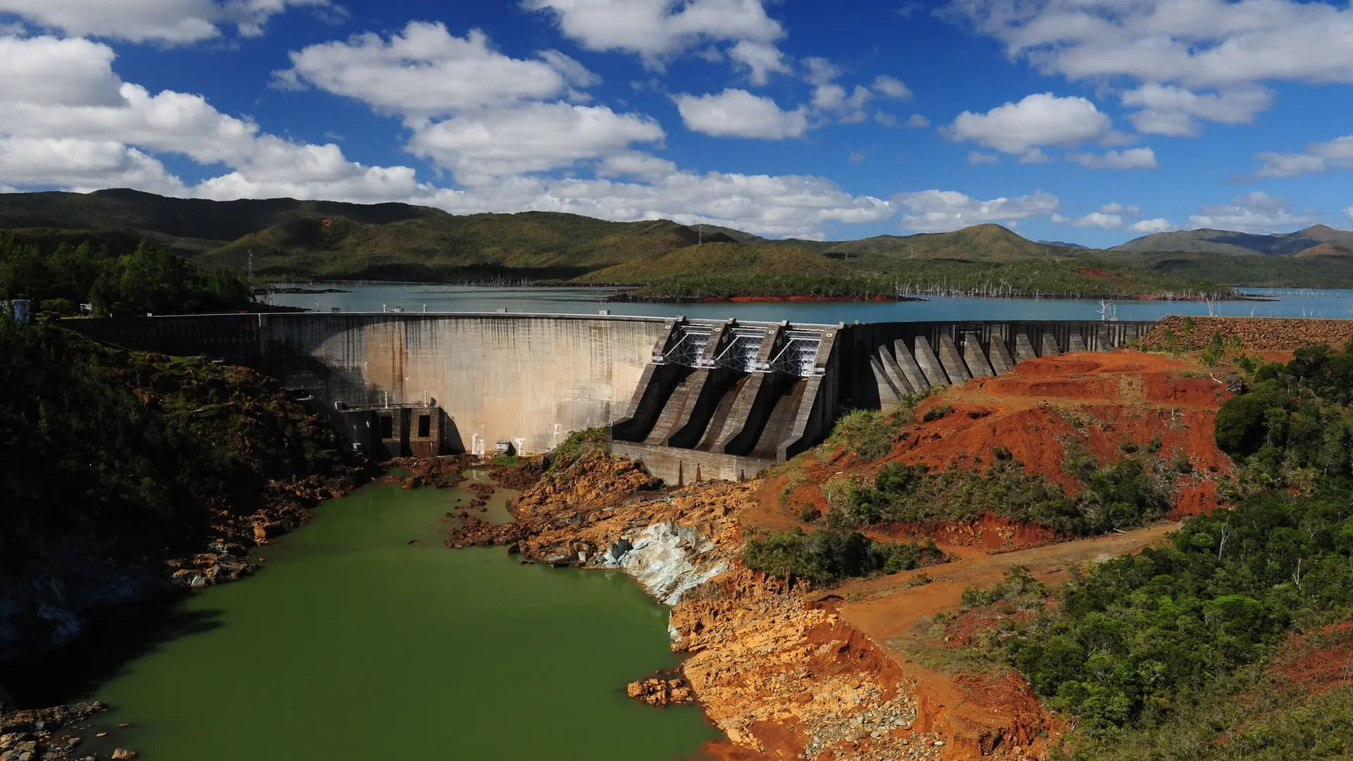 The Yaté Dam in New Caledonia