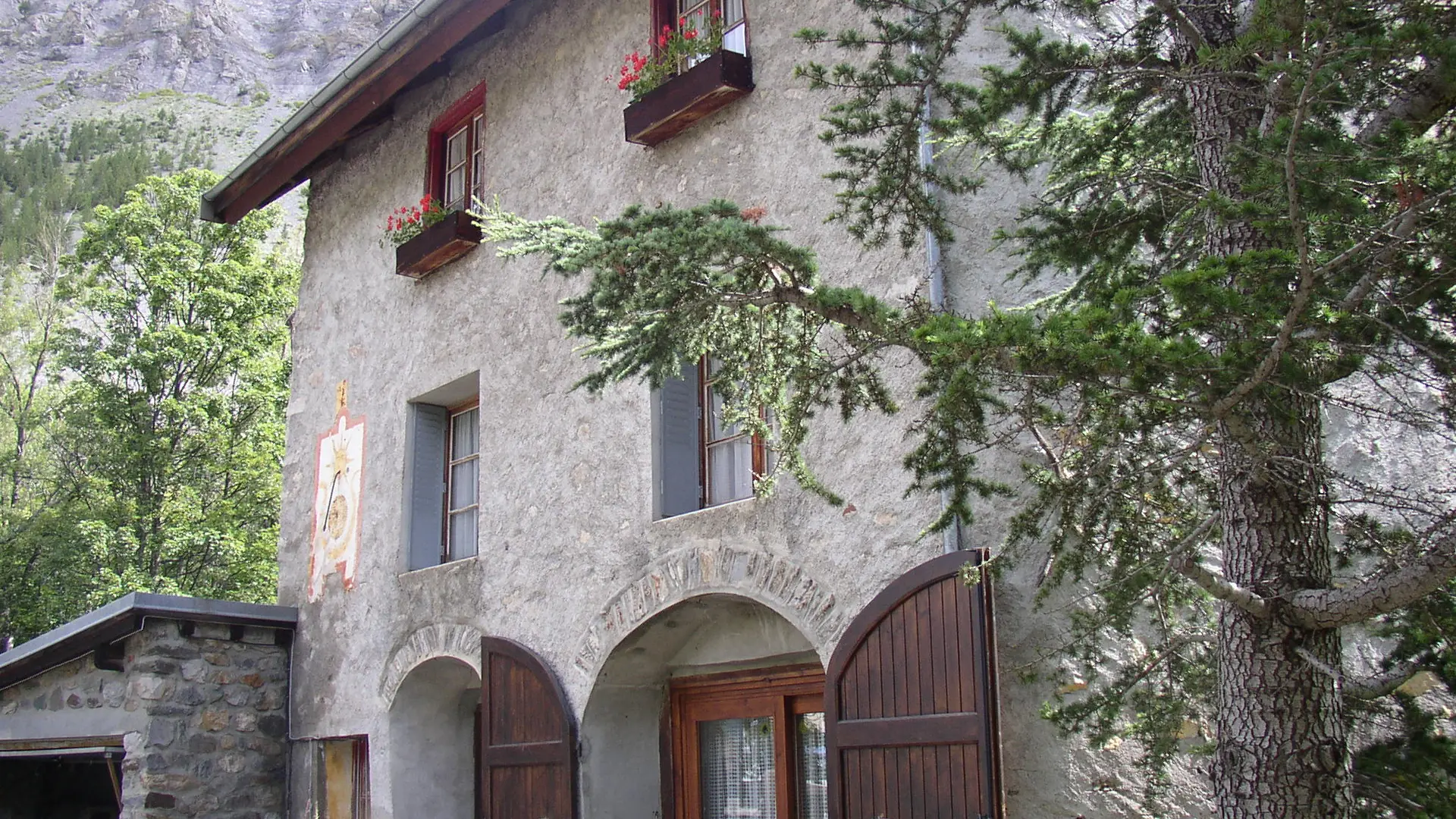 vue du jeu de boules