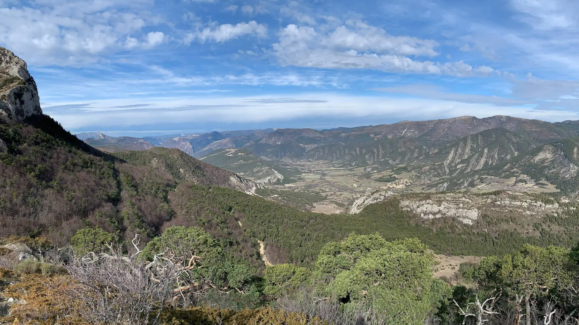Point de vue sur la Vallée de l'Oule