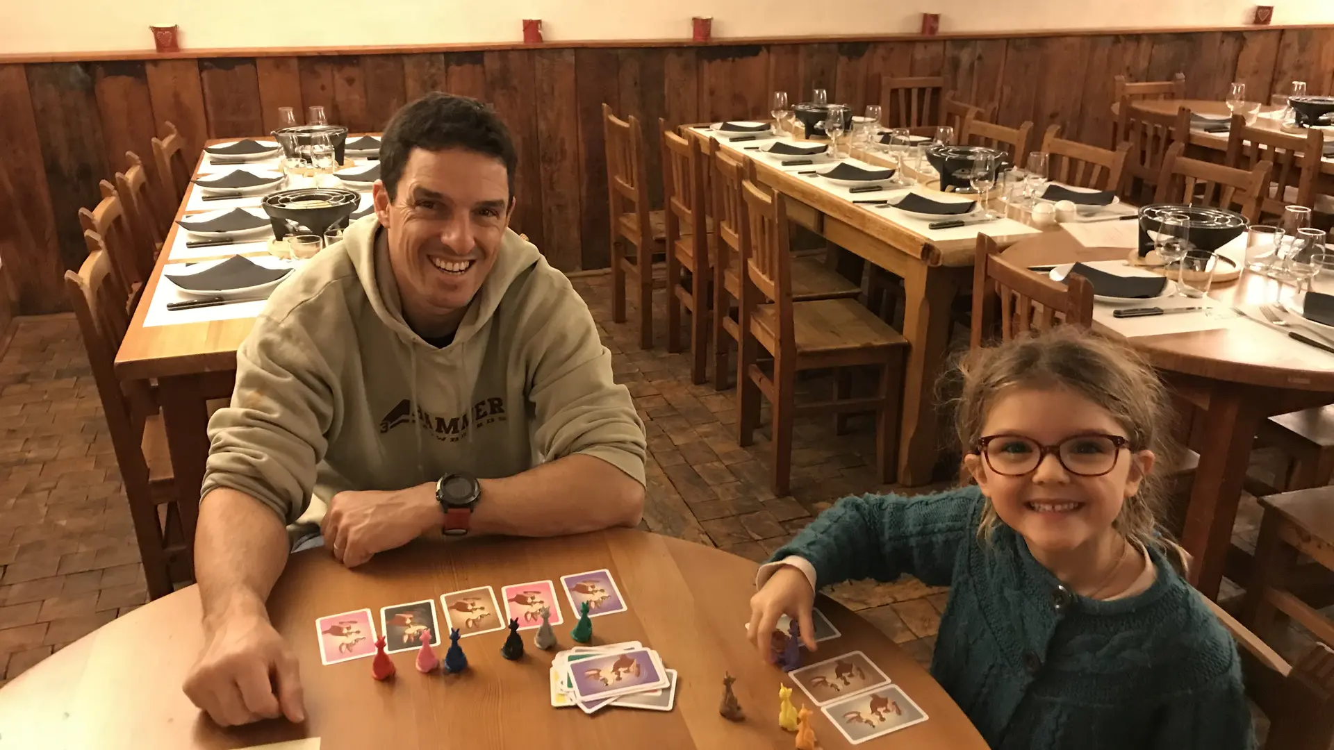 Espace détente-jeux de l'Hôtel et Restaurant