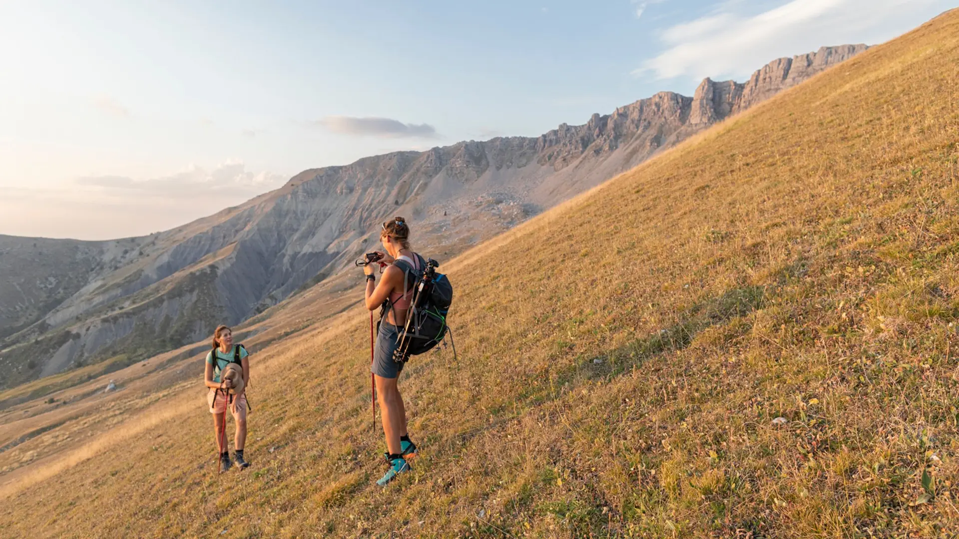 Direction le sommet des Monges