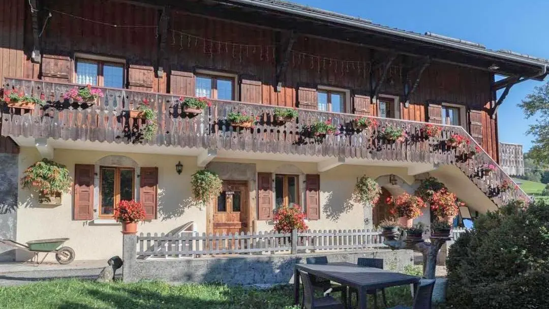 Le gîte se situe à l'étage