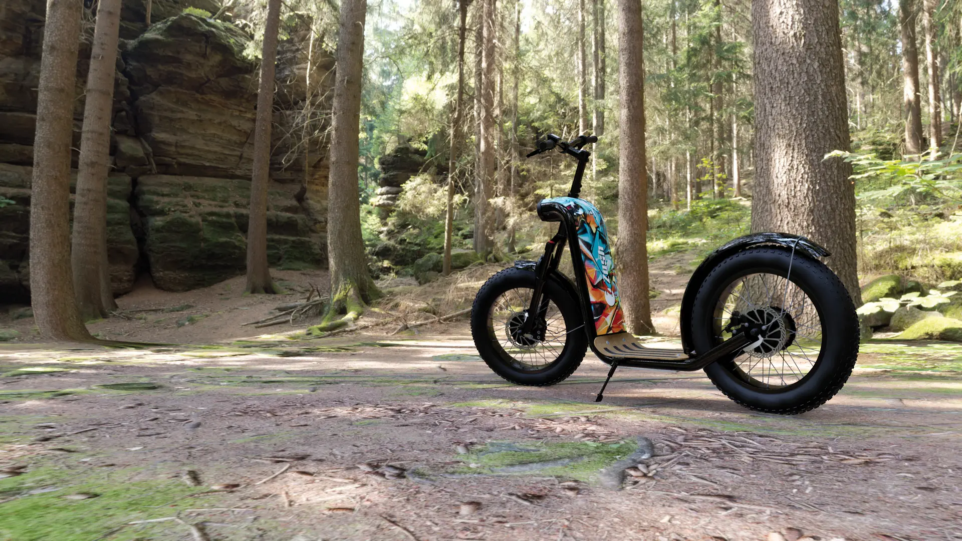 Trottinettes électriques tout terrain