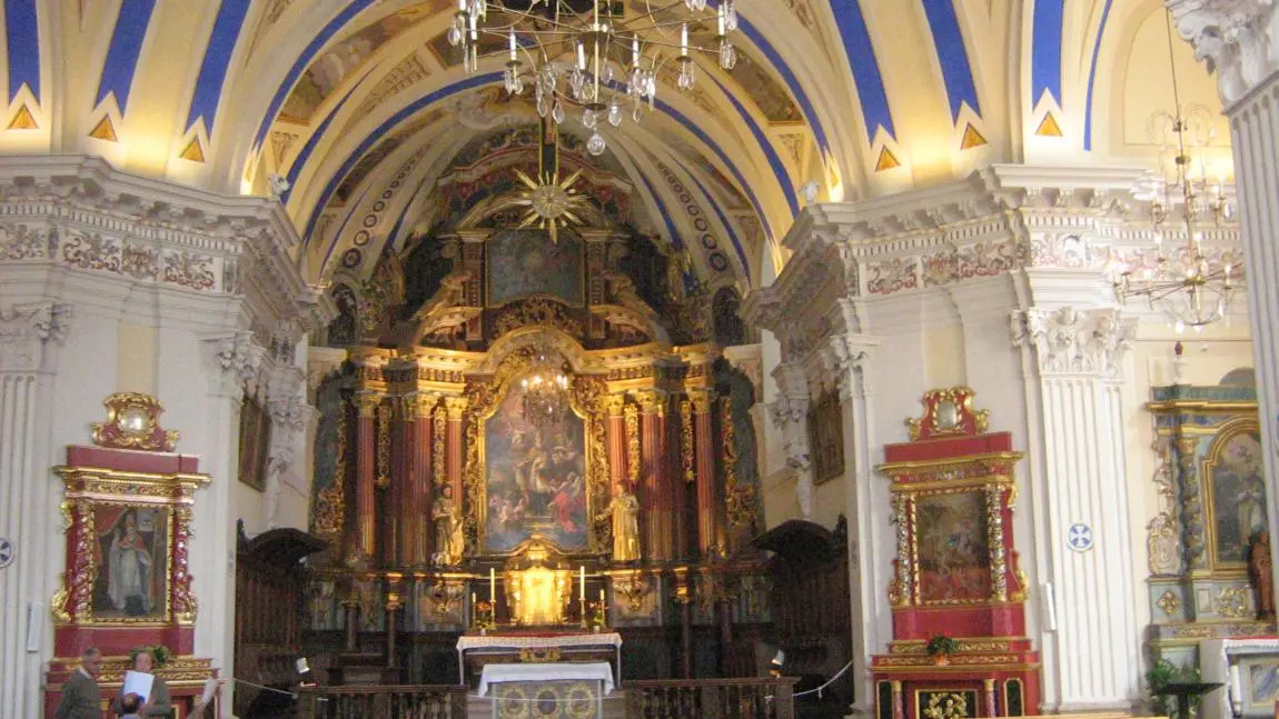Intérieur de l'Eglise de St Nicolas de Véroce