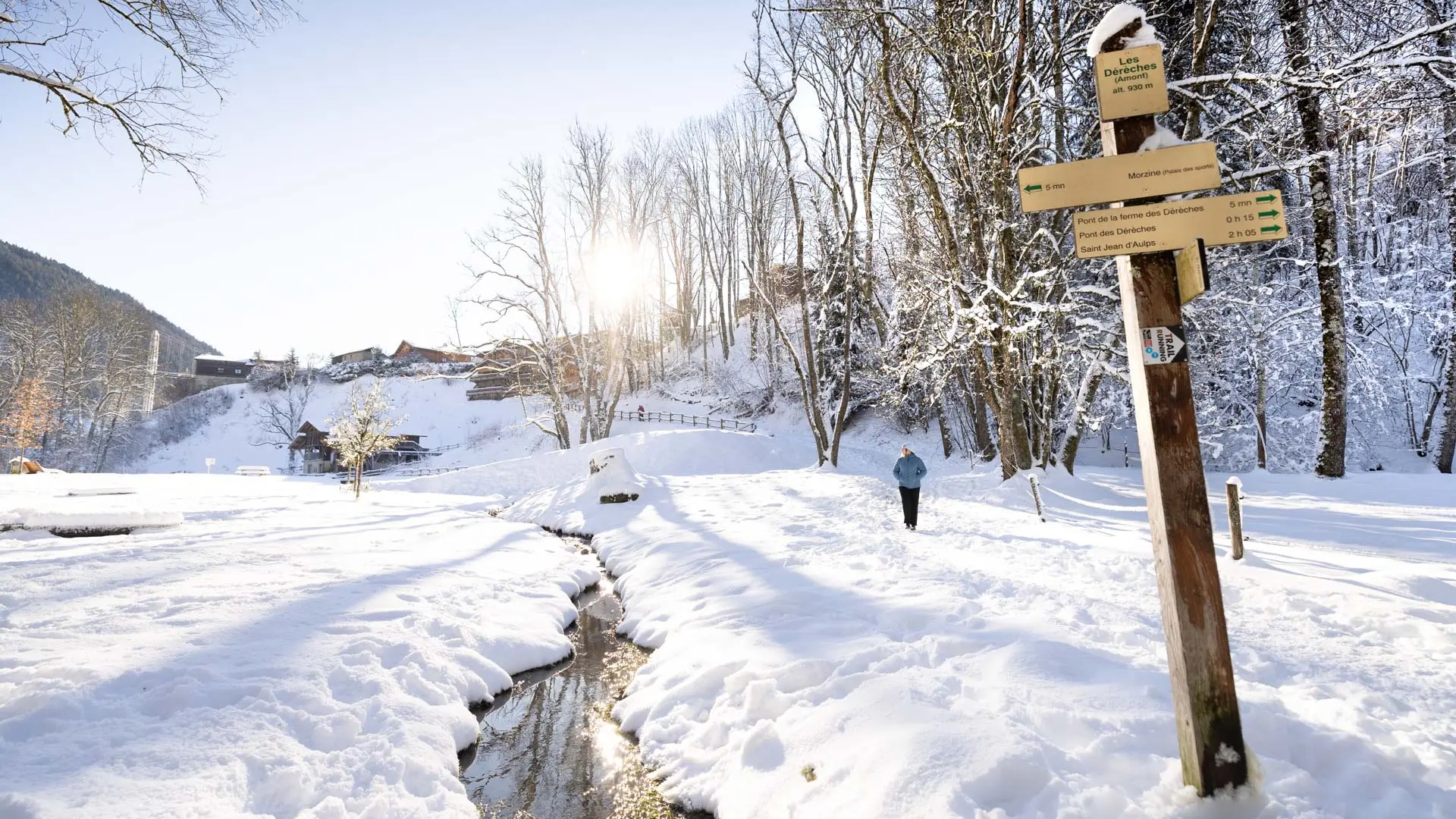 Parc des dérêches hiver