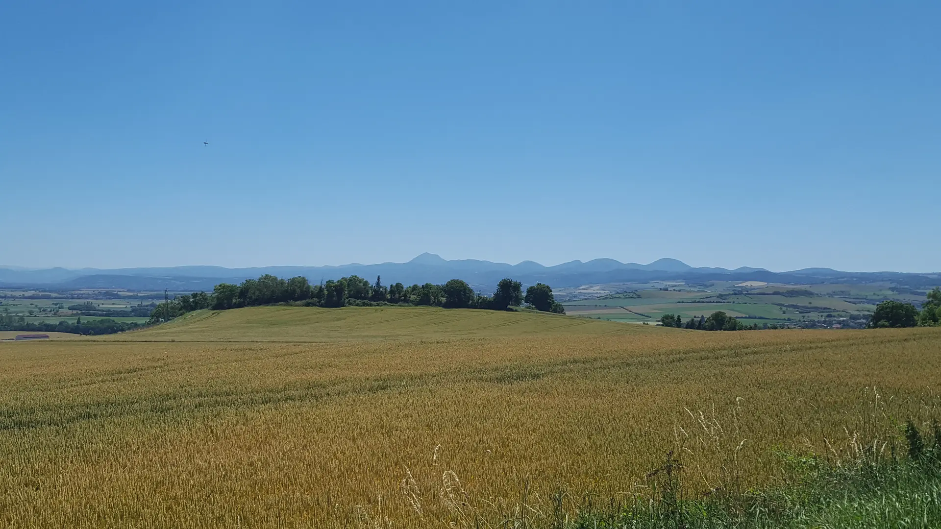 Panorama sur la randonnée Le Marais