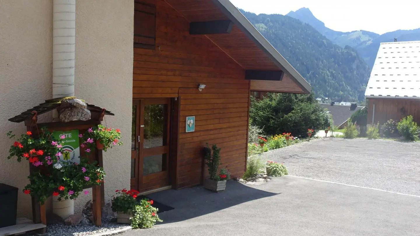 entrée du gîte