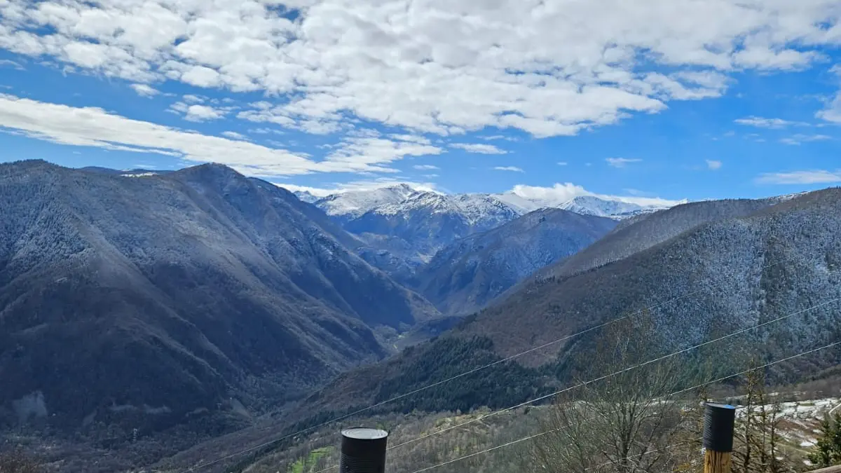 Vue sur la vallée d'Ax