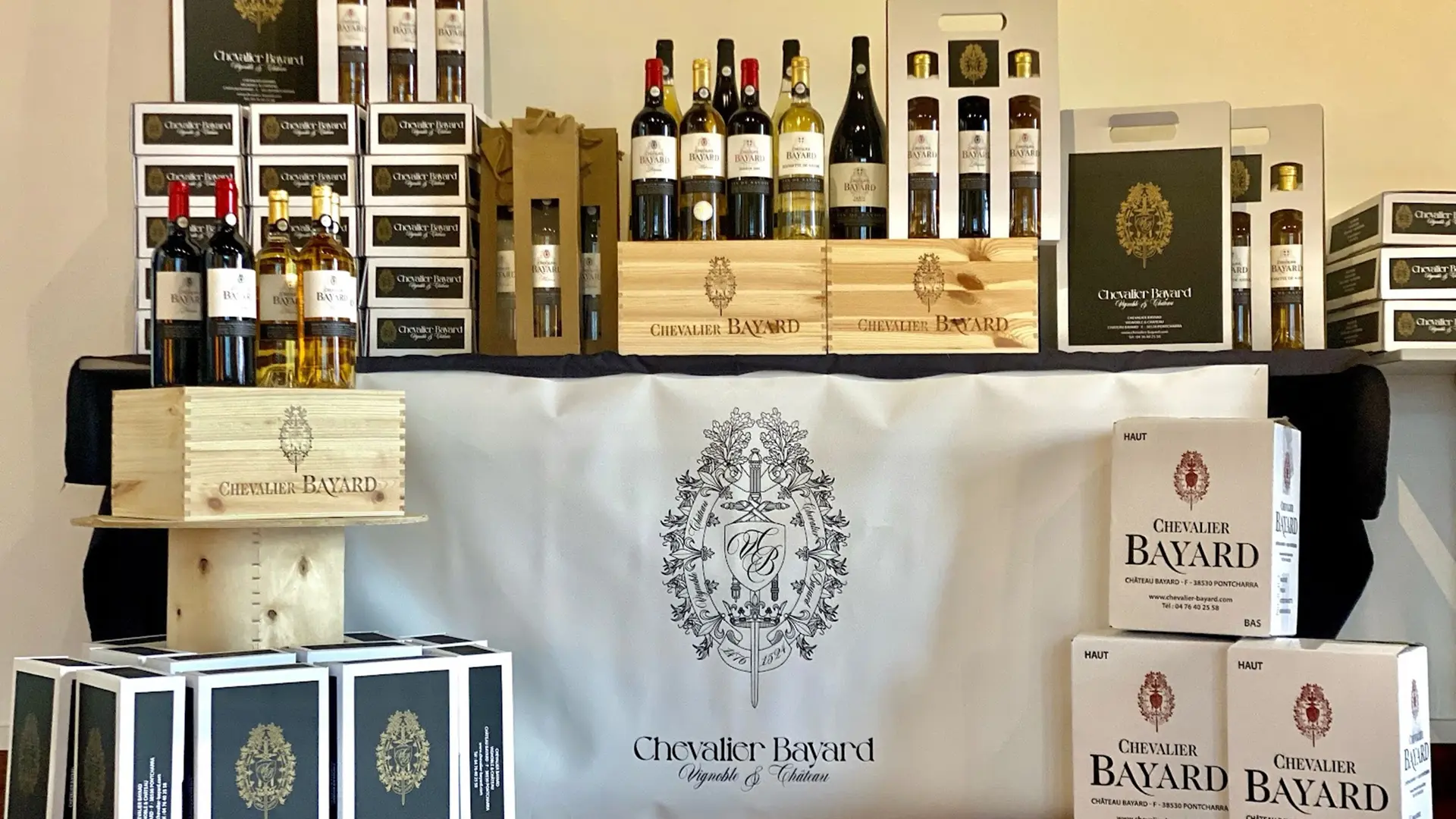 Vins du  domaine Chevalier Bayard