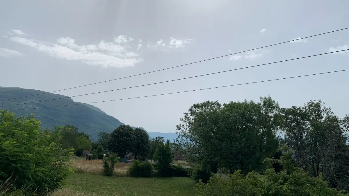Gîte de Chassin - vue terrasse