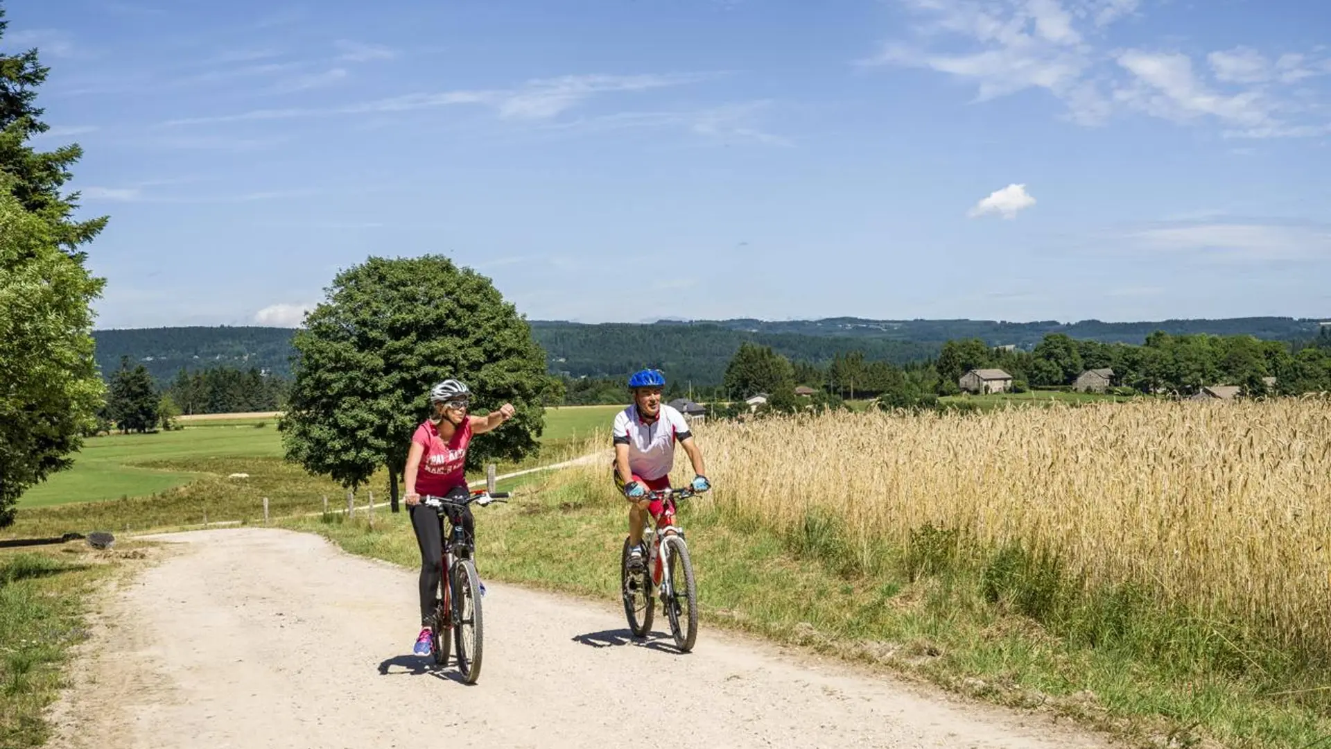 Sourires et sentiers de VTT