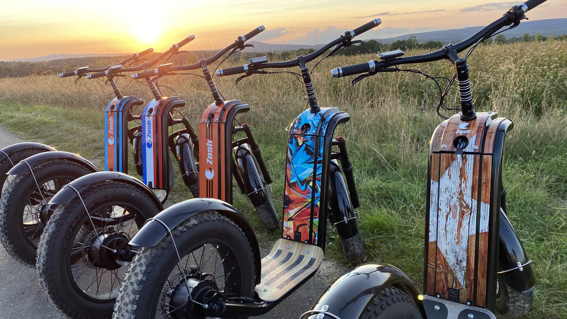 Trottinettes électriques tout terrain