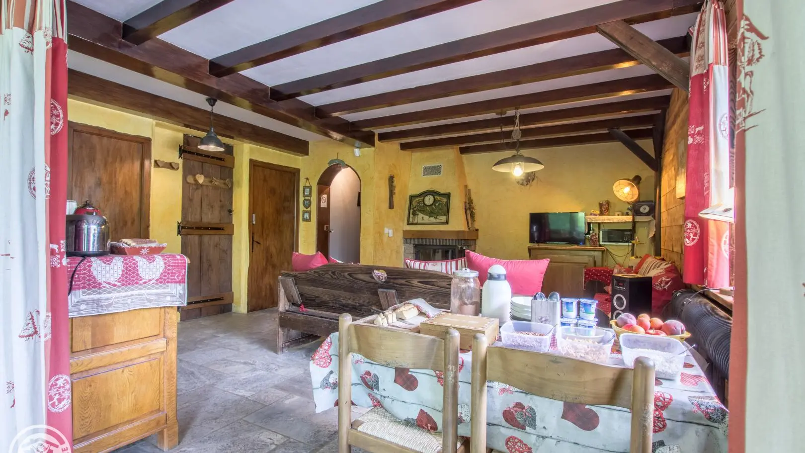 Salle à manger chalet L'Isérable