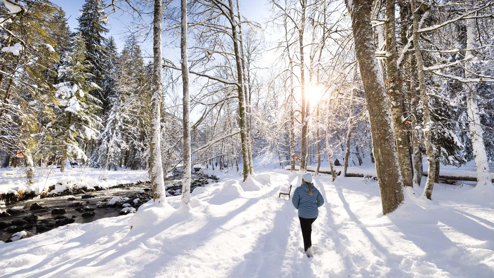 Parc des dérêches hiver