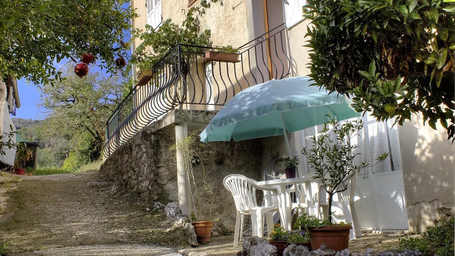 Terrasse - Gîte l'Oranger à Pegomas - Gîtes de France Alpes-Maritimes