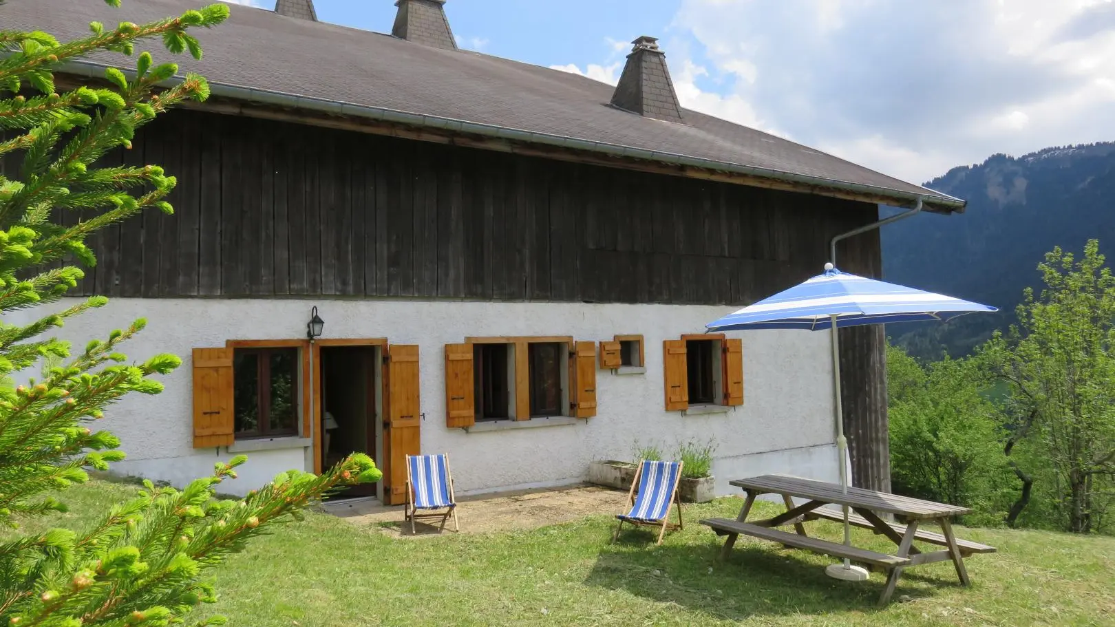 le chalet avec terrasse privative