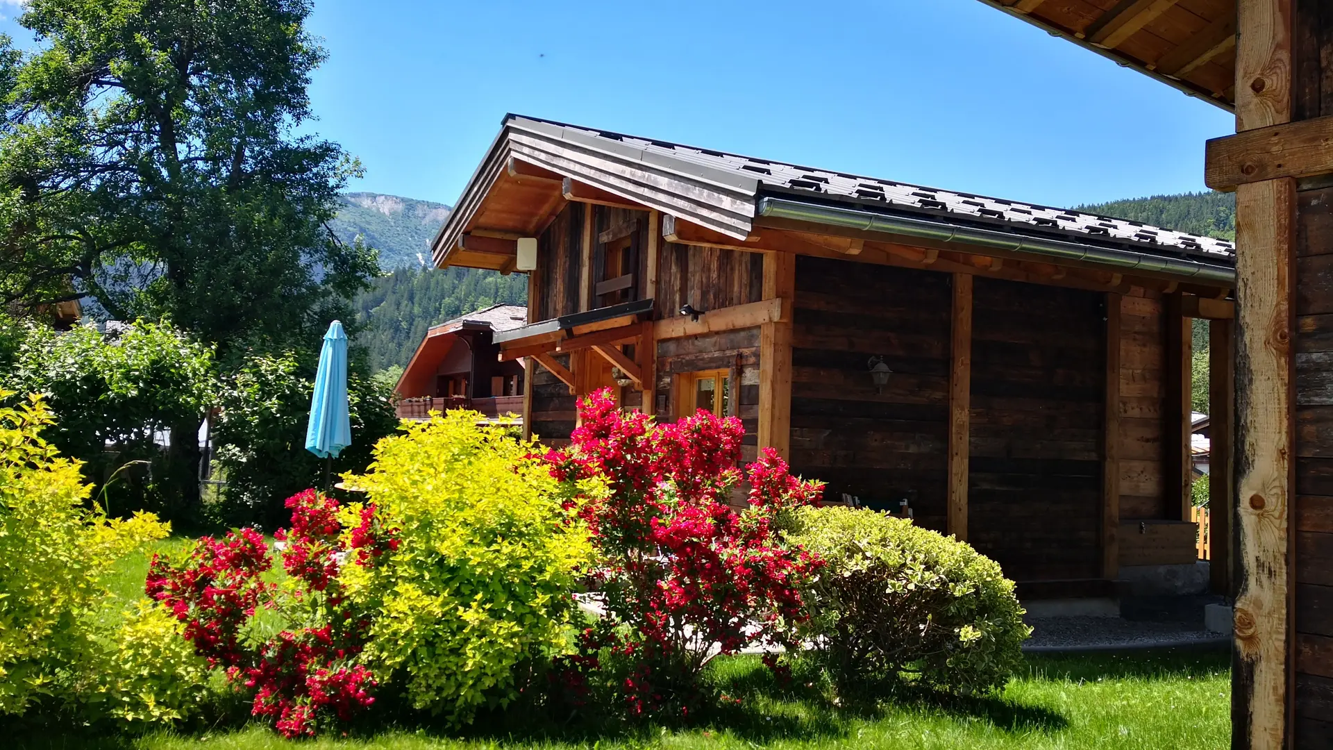 Le chalet en été