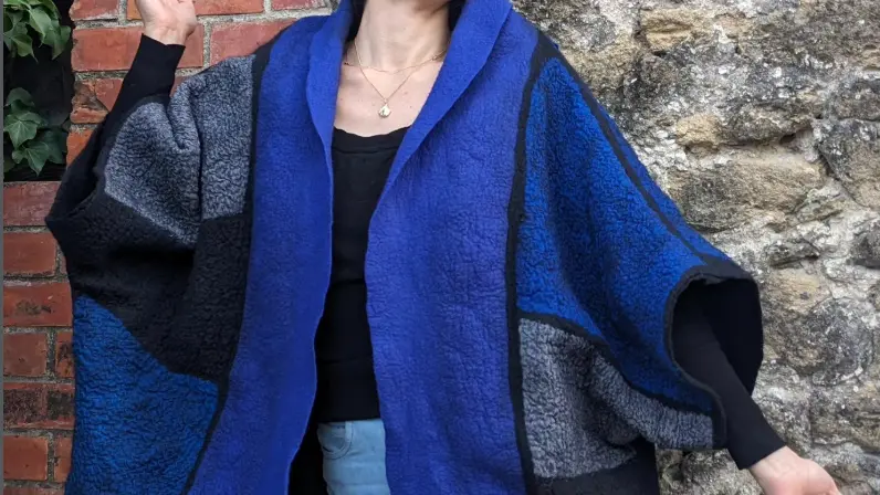 Veste bleue