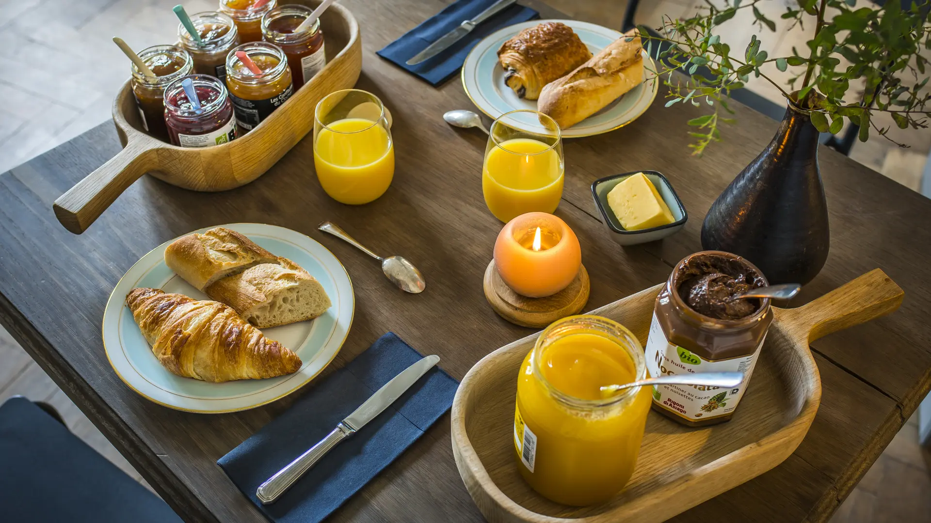 Le petit déjeuner classique à 15€