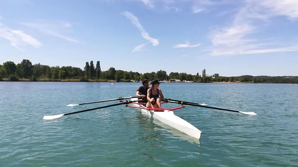 Aviron sur le Rhône