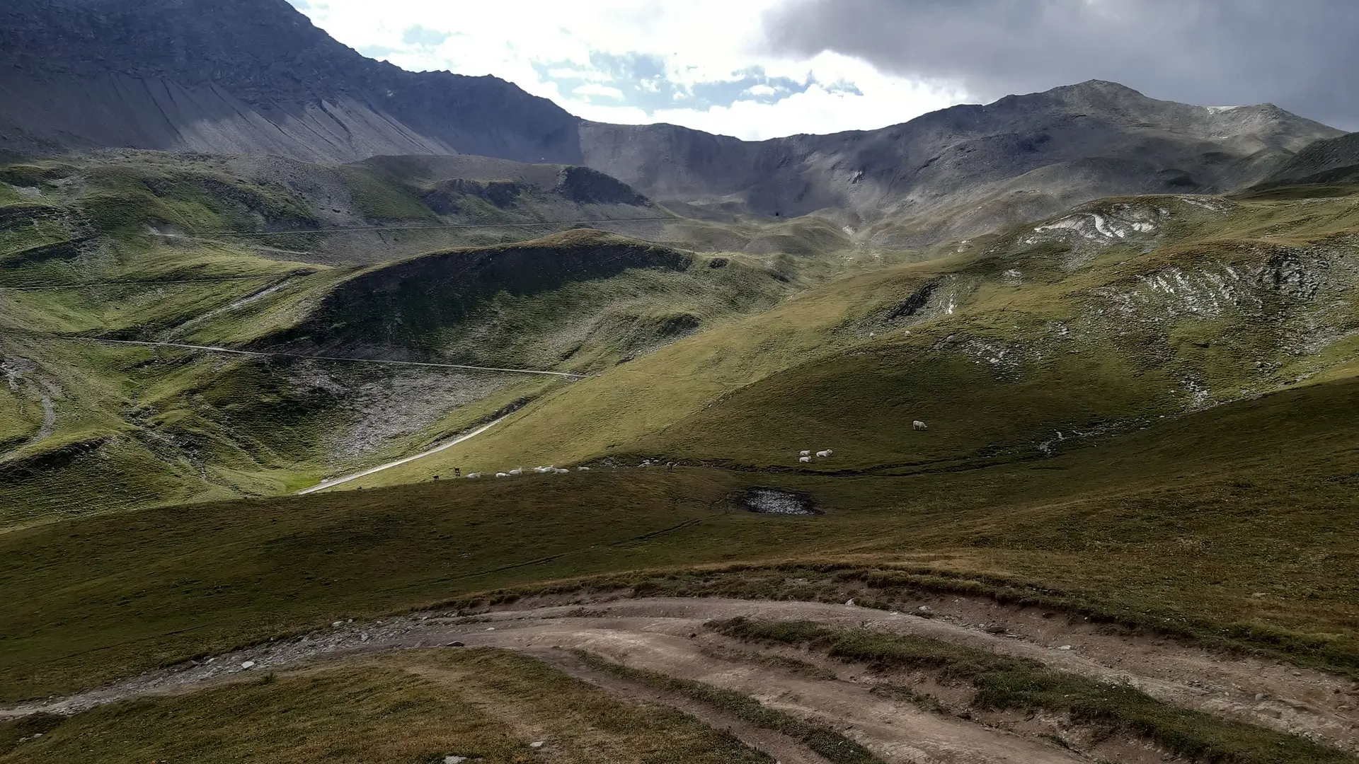 Col du Parpaillon en arrière plan