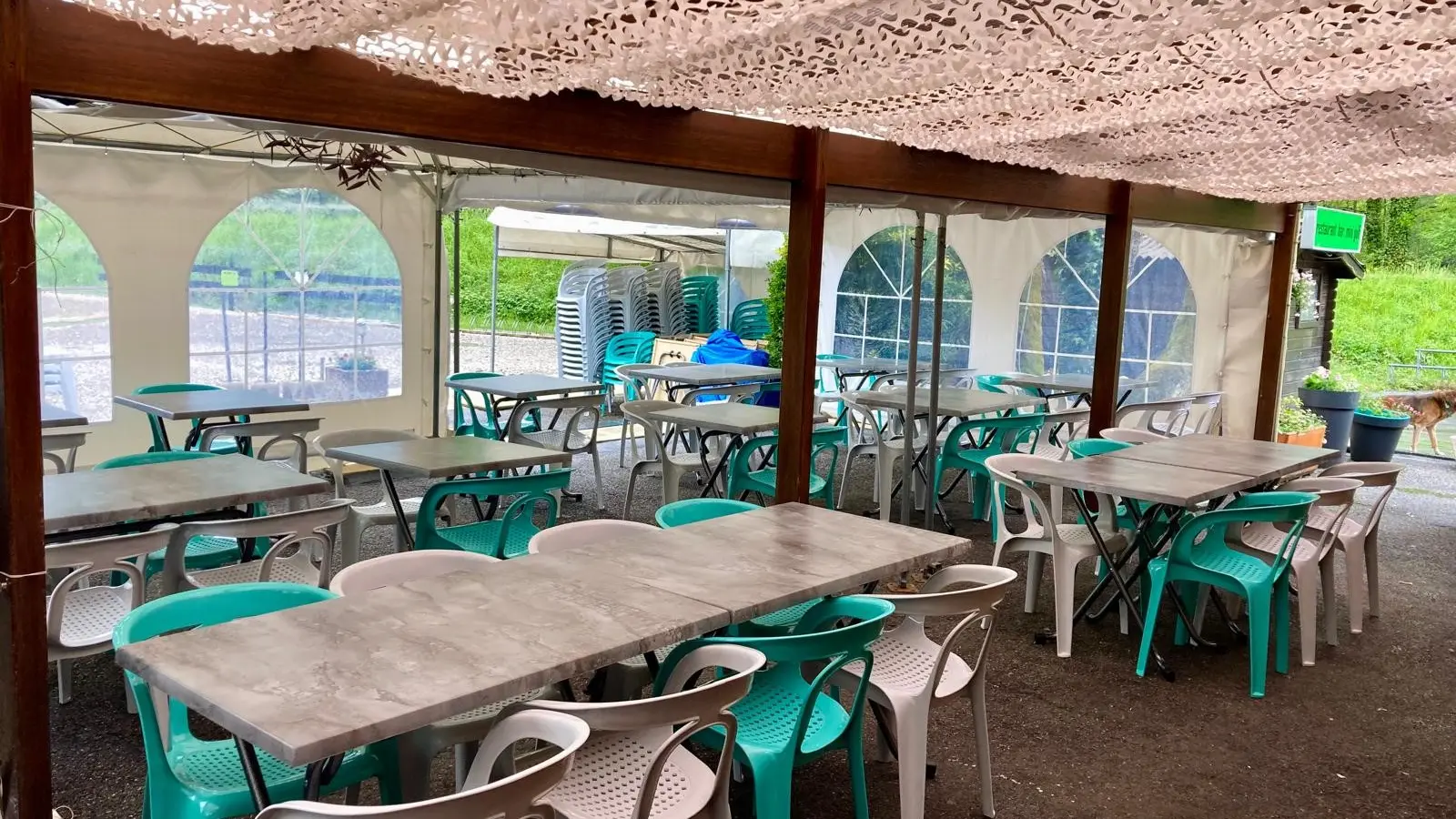 Veranda du restaurant